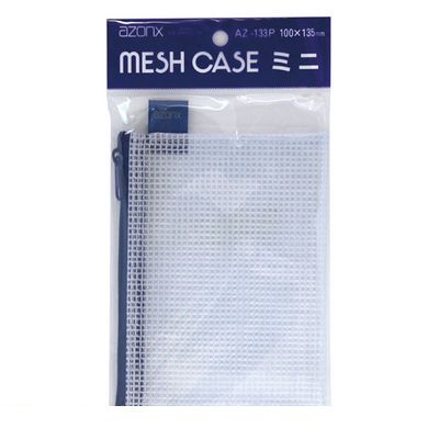 セキセイ AZ-133P-10 メッシュケース ミニAパック ブルー AZ133P10 パック入り アゾン LIPサイズ P入 ..