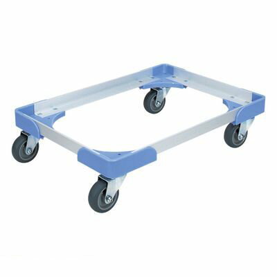 (LINEクーポン有)翌日出荷 ナンシン PC50-3SE コーナー樹脂アルミドーリー【1台】 PC503SE BL ナンシン..