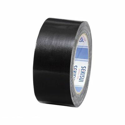 Cloth Tape - 積水化学工業 N60KV03 カラー布テープ【本体色−黒】【No．600Vカラー】【1巻】