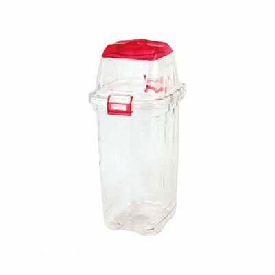 積水化学工業 TPD45R 透明エコダスター【本体色-レッド】【1個】