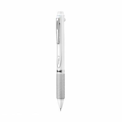 Pentel - ぺんてる BLC35W エナージェル【本体色−ホワイト】3色ボールペン0．5【黒・赤・青】【1本】
