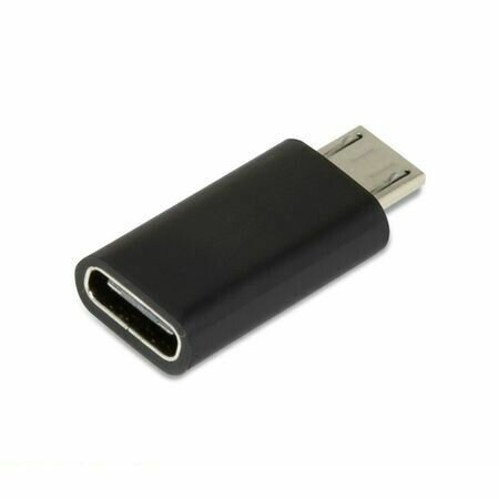 【個数：1個】 MTCA-BK 直送 代引不可・同梱不可 TypeC→microUSB変換コネクター 【ブラック】MTCABK