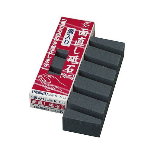 ナニワ研磨 IO-1142 面直し砥石 ミニ 溝入り 極細 ＃220 エビ印