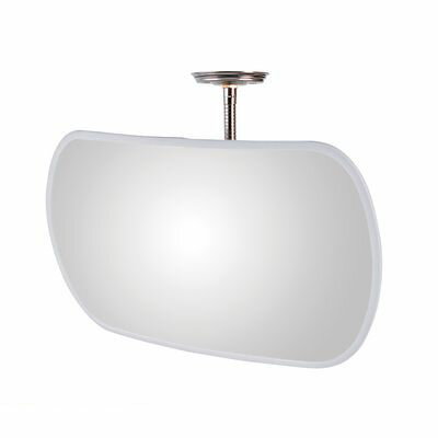 信栄物産 FA-45 防犯ミラー フレキシブルタイプ 変形 285×450 グレー ShinEi 防犯ミラー室内用 アクリル製