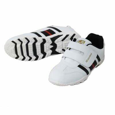 (LINEクーポン有)喜多 KITA 4931530520880 ホワイト×ブラック 28．0 紳士マジックスニーカー MK120