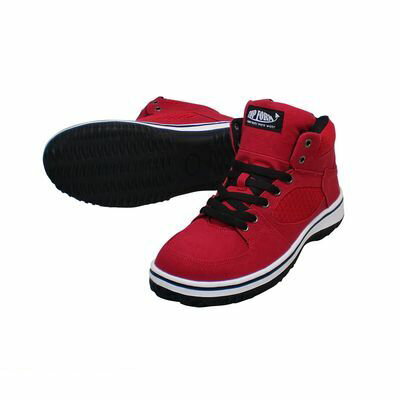 Safety Shoes - (LINEクーポン有)喜多 KITA 4931530523461 レッド 26．5 ハイカットセーフティスニーカー MG5590