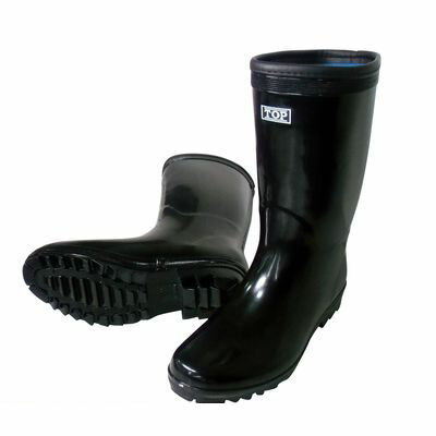 (LINEクーポン有)喜多 KITA 4931530550047 ブラック 25．5 軽半長靴 KR881