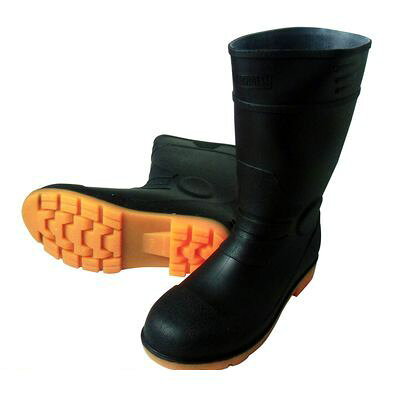 (LINEクーポン有)喜多 KITA 4931530560985 ブラック 28．0 安全PVC長靴 KR7450