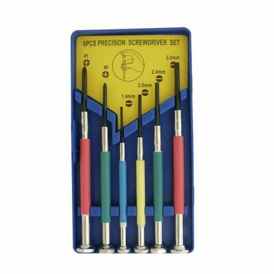 (LINEクーポン有)PROMOTE プロモート 4516474070167 SD6SR 精密ドライバーセット カラー 6本組(4.0)