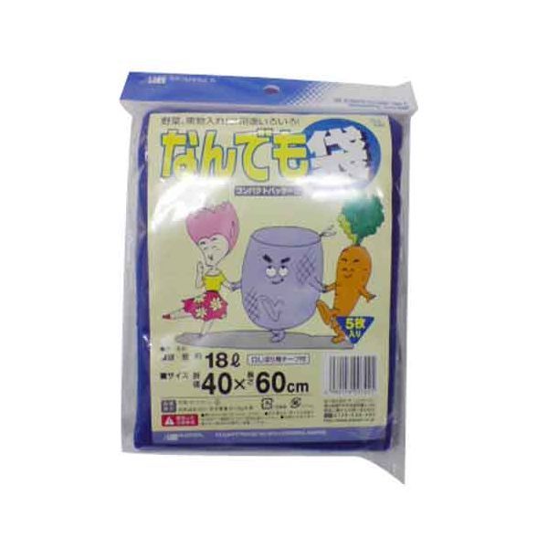 (LINEクーポン有)4989156007421 日本マタイ なんでも袋コンパクト ブルー 40CMX60CM なんでも袋コンパ..