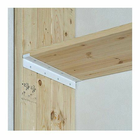 (LINEクーポン有)WAT-024 Walist ウォリスト棚受金具4枚用 白【2本】WAT024 WAKI ツーバイフォー棚受金具 DIY