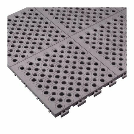 ミヅシマ工業06-6534-1201【商品説明】■製品詳細：・スノコ（水切りマット）・スロープフチ取付可能・再生樹脂使用■仕様：・水周りや通路など、屋内外を問わず使用可能なジョイントマットです。・ベランダ、バルコニー、テラス、通路、屋上、プールサイド、ロッカー等■材質：・特殊塩化ビニール■カラー(色）：グレー■サイズ奥行×幅(長さ)×高さ(厚み)：250mm×250mm×15mm■重量：約550G■防炎試験登録：EO850201■注意：4964079017696