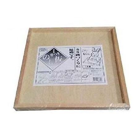【商品説明】●つきたてのお餅を四角く伸ばす、のし板です。●四方枠をつかってきれいな四角のおもちが作れます。●軽くて手頃なシナベニヤ製です。●年越し　もちつき　餅　そば　蕎麦4952135363627