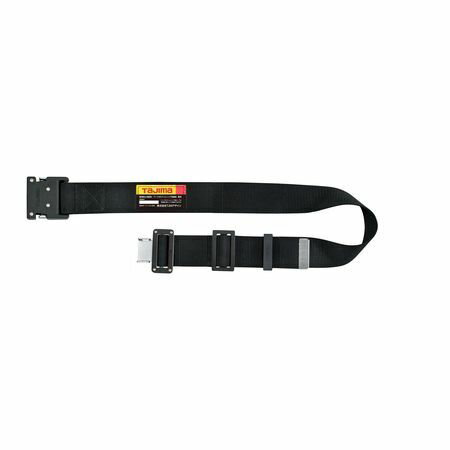 【即納在庫品】「直送」TJMデザイン タジマ BWBS110BK 胴ベルト アルミワンタッチ黒バックル 黒 Sサイズ