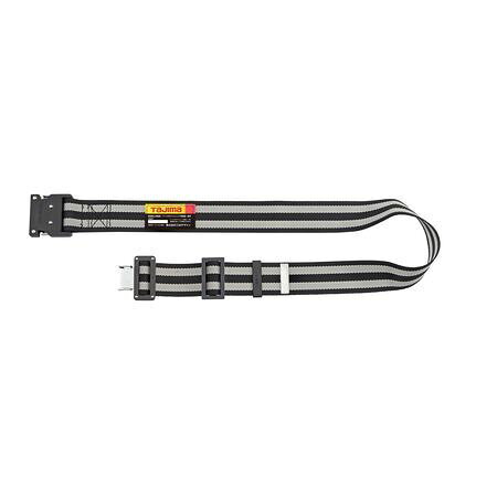 （株）TJMデザイン0120-125577【商品説明】●衝撃や耐久に強い鍛造アルミワンタッチバックル●腰の強い特厚50mm幅ナイロンベルト●ベルトカラ—：ボーダー白●ベルト幅：50mm●ベルト長さ：1450mm●参考ウエストサイズ：約120cmまで●胴ベルト：ナイロン●バックル：アルミ4975364262066