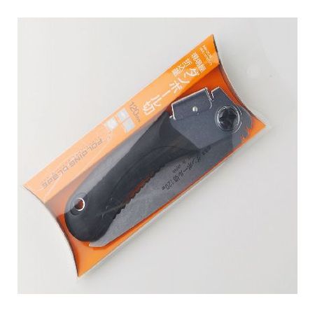 【商品説明】●段ボール、ロープ、発泡スチロールの切断に。●替刃式なので切れ味が落ちたら刃(別売)の交換が可能です。●刃渡り:120mm●刃厚:0.8mm●材質（刃）:SK-5●すべりにくいゴムグリップ採用。●鋸　のこぎり　ノコギリ　手芸　クラフト　工芸4931025005366