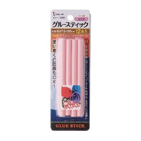 (LINEクーポン有)イチネンアクセス 旧イチネンMTM 4976463203509 グルースティック 12本入 ピンク 20350 グルースティック イチネンミツトモ three axis スリーアキシス