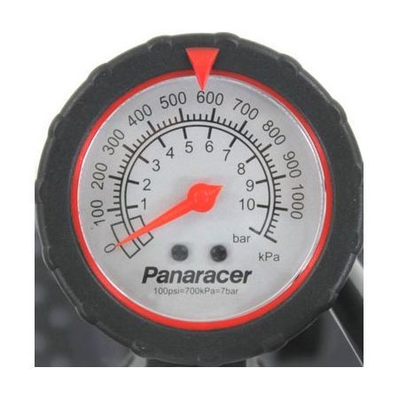 (LINEクーポン有)パナレーサー Panaracer BFP-04AGA3-Y 空気圧ゲージ付きアルミ製...