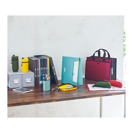 リヒトラブ LIHIT LAB. A7773-3 ツールバッグPP A4 レッド A77733