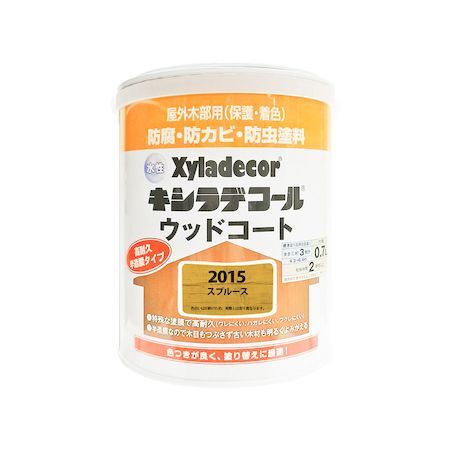 カンペハピオ 00097670450000 水性キシラデコール ウッドコート スプルース 0．7L【キャンセル不可】