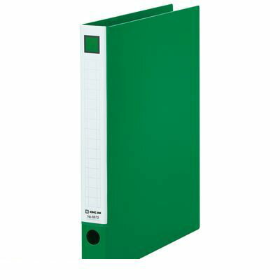 キングジム KING JIM 6672ミト レバ−リングファイル 緑