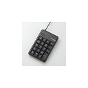 ELECOM エレコム TK-TCM012BK 2ポートUSB2.0HUB付USBテンキーボード TK-TCM012BK TKTCM012BK(2)