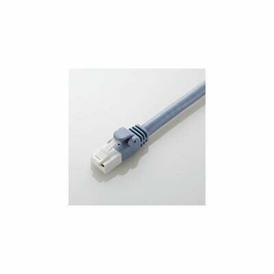 &nbsp; エレコム &nbsp; 0120-898-794 ●プロテクタと新素材コネクタ採用のダブル構造で通常の使用環境では絶対にツメが折れない!※次世代10ギガビット・イーサネット・伝送帯域500MHzまでに対応する、高速で安定したネットワーク環境を実現するカテゴリー6A対応LANケーブル。※1000回の屈曲検査に合格(当社検証)［特徴］●ツメ折れ防止プロテクタと屈曲に対する耐久性が高い新素材コネクタを採用したダブル構造で、通常の使用環境では絶対にツメが折れないLANケーブルです。※1000回の屈曲検査に合格(当社検証) ●ツメ折れによるケーブルの脱落が防げ、長期にわたってしっかりとLANポートに固定することができます。 ●カテゴリー6Aに対応したスタンダードなLANケーブルです。 ●高速光通信に最適な、次世代10ギガビット・イーサネットの「10GBASE-T」に対応しています。 ●カテゴリー6の2倍である500MHzまでの高周波領域まで対応しており、ノイズ干渉にも強く、高速で安定したネットワーク環境を実現します。 ●1000BASE-TX/1000BASE-T/100BASE-Tといった環境でも安定したデータ転送速度を確保します。 ●ケーブル内に十字介材を入れることで信号の干渉を防止し、安定したデータ転送を実現します。 ●単線に比べてやわらかく、取り回しがしやすいツイストペア(ヨリ対線)仕様です。 ●EUの「RoHS指令(電気・電子機器に対する特定有害物質の使用制限)」に準拠した環境にやさしい製品です。≪商品の概要≫●カラー：ブルー●インターフェイス：RJ-45コネクター●環境配慮事項：EU RoHS指令準拠●規格：Cat6A対応(10GBASE-T/1000BASE-TX/1000BASET/100BASE-TX/10BASE-Tに対応)●伝送速度：10Gbps●伝送帯域：500MHz●ケーブル長：50.0m●ケーブル太さ：6.5mm●芯数：8芯●結線方式：ストレート結線●ヨリ対芯線(ツイストペアケーブル)：○●十字介材：○●外部シース(被膜)材質：PVC●導体構成：ヨリ線●コネクタ有無：両端コネクター付●モールド加工コネクタ：○●スリムコネクタ：○●爪折れ防止カバー付コネクタ：○●パッケージ形態：アルミ箔袋+ステッカー●爪の折れないコネクタ：○●PoE：○4953103846470
