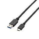 エレコム ELECOM USB3-AC10BK USB3.1ケーブル A-TypeC USB3AC10BK(2)