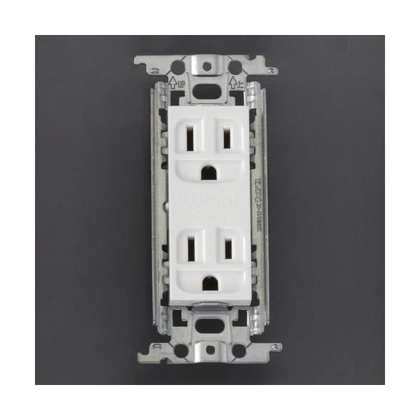 樂天商城 - (LINEクーポン有)【個人宅配送不可】【即納在庫品】「直送」エスコ EA940CD-471 EA940CD−471 125V／15A 埋込コンセント 【2口／接地 EA940CD471【キャンセル不可】