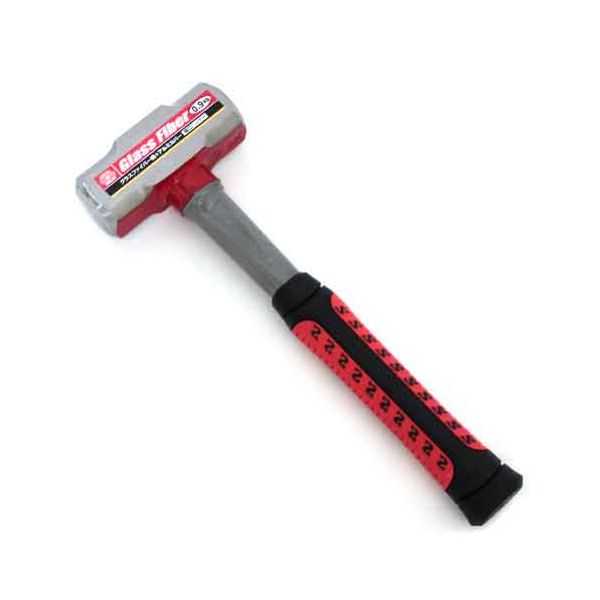 4977292133197 ファイバーG柄両口ハンマー 0.9KG 4977292133197 SK11 藤原産業 ファイバーグラス柄両口ハンマー ゴムグリップ エスケー11 作業工具 大工道具