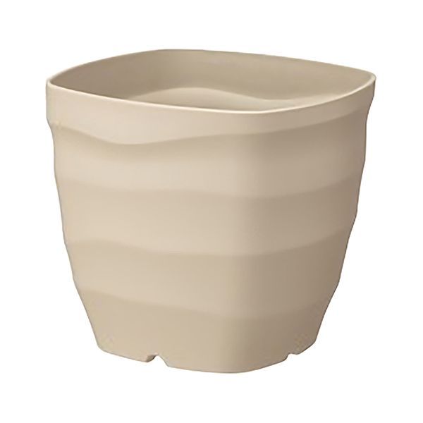 (LINEクーポン有)4903266726829 ヤマト フレグラースクエアポット 32ガタ IV アイボリー 園芸用品 鉢用品 大和プラ販 プラ鉢 フラワープランター