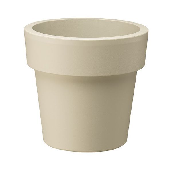 (LINEクーポン有)4903266727024 ヤマト ウォータープラス 40型 25L アイボリー 大和プラスチック 底面給水機能付 底面給水鉢 ホワイト