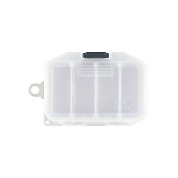 【商品説明】【用途】小物の収納に最適。【機能・特徴】可変式仕切板3枚付き。4コンパートメント。中身が見易いクリアータイプ。【材質】●本体・仕切板・蓋：ポリプロピレン。●止具：耐衝撃性コーポリマー。収納用品 工具箱 プラスチック製4963189154789