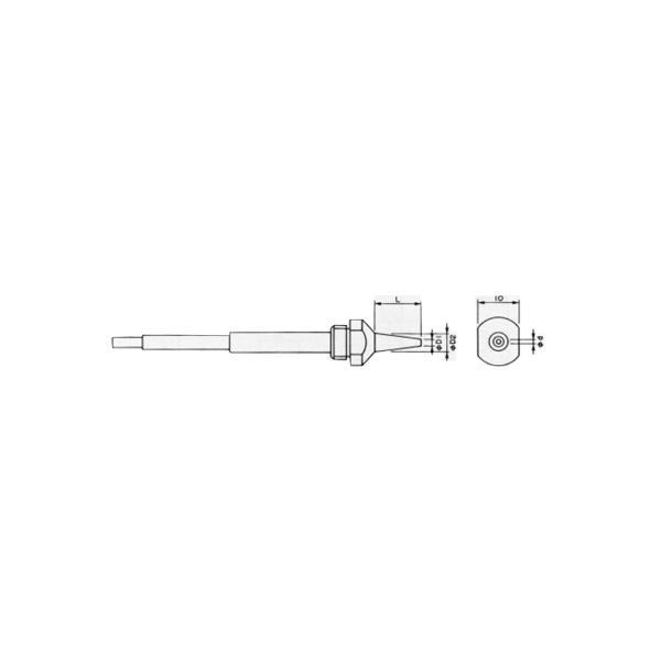 交換チップ 注文番号仕様表示ファイdファイD1ファイD2Lmm50-01-110.8 Std 0.80.82.57.012.550-01-120.8 SLIM 0.8S0.82.06.014.050-01-130.8 U.SLIM S80.81.55.011.550-01-141.0 Std 1.01.02.57.012.550-01-151.5 Std 1.51.53.07.012.550-01-161.0 SLIM 10S1.02.06.014.050-01-171.5 SLIM 15S1.52.26.014.0S