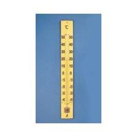 表示が大きく、見やすい寒暖計です。 製品寸法900×120×29mm製品質量1025g測定範囲−40〜50℃1目盛1℃4960910725713