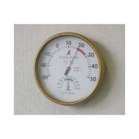 温度計湿度計精　　度−21℃以下　±4℃−20〜40℃　±2℃41℃以上　±4℃34％以下　±10％35〜75％　±　5％76％以上　±10％測定範囲−30〜50℃10〜100％1目盛2℃5％材　　質本体・目盛板カバー：スチロール樹脂　　　 　針：アルミ外形寸法φ156×30mm製品質量140g4960910725911