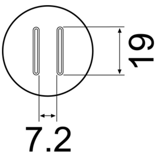 (LINEクーポン有)白光 A1134 SOP 7.5×18用 A-1134 ノズル HAKKO ホットエアー用交換ノズル