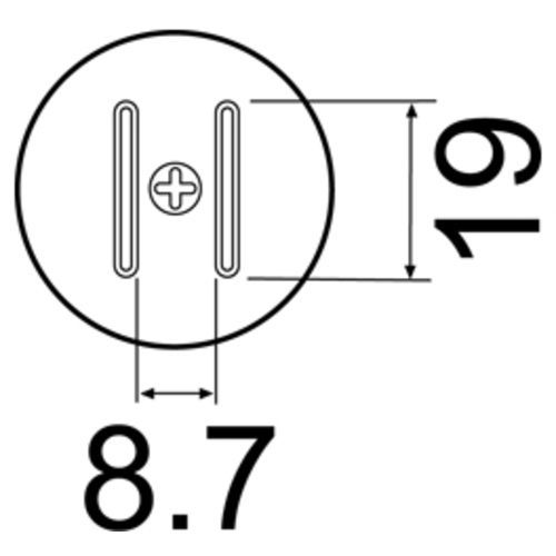 (LINEクーポン有)白光 A1260B SOP 8.6×18用 A-1260B ノズル HAKKO ホットエアー用交換ノズル
