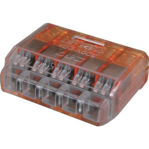 乐天商城 - 【即納在庫品】「直送」トラスコ中山 TRUSCO T-QL-5 差込形電線コネクタ極数5 7個入