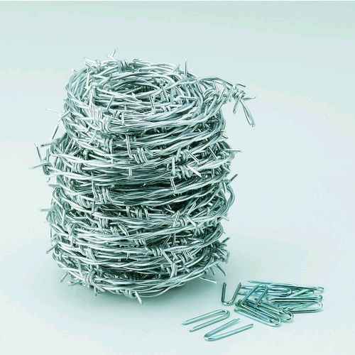 【即納在庫品】「直送」トラスコ中山 TRUSCO TUW-16-20 有刺鉄線 溶融亜鉛メッキ 1．6mmX20m TUW1620 2..