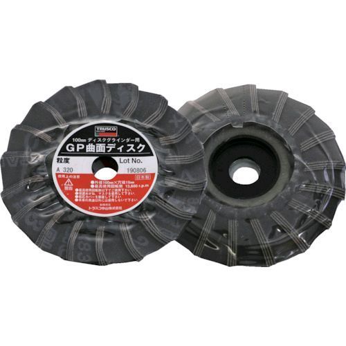 ��¨Ǽ�߸��ʡۡ�ľ���ץȥ饹���滳 TRUSCO GP100R#320 GP���̥ǥ����� �������� ��100 5���� 320�� GP-100R GP100R#320 �������� GP���̥ǥ�����