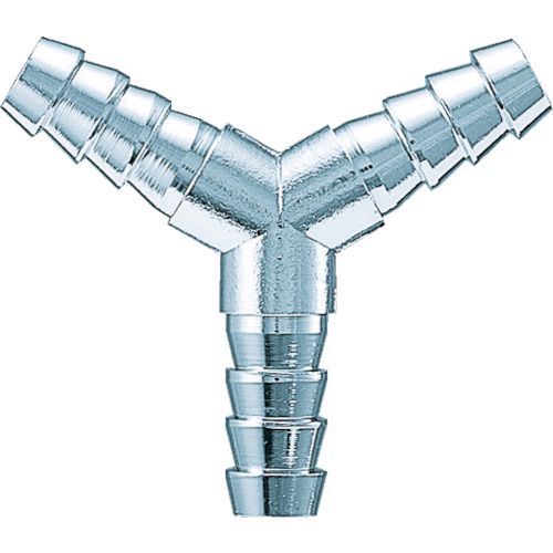 (LINEクーポン有)【即納在庫品】「直送」トラスコ中山 TRUSCO MH-414 ホース用継手 三叉ホース口 1／2 1個入 MH414 177-9087 エア配管継手