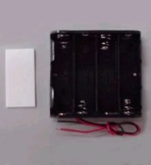 【11/25限定!抽選で最大100%ポイントバック】ELEKIT エレキット AP-134 単3×4電池ボックス 平型 工作 キット AP134