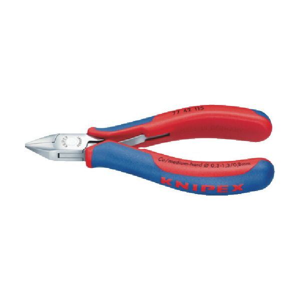 【即納在庫品】「直送」クニペックス KNIPEX 7742-130 精密用ニッパー 130mm 輸入 工具 7742130 精密用..
