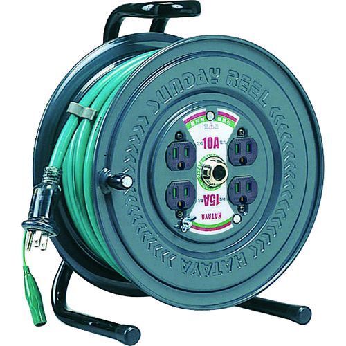 (LINEクーポン有)【即納在庫品】「直送」ハタヤ HATAYA PS-201K アッパーリール 単相100Vアース付 3.5sq 20m PS201K ハタヤリミテッド