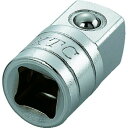 【即納在庫品】「直送」KTC 京都機械工具 工具 BA34 9.5sq.ソケットアダプタ 全長29.5mm