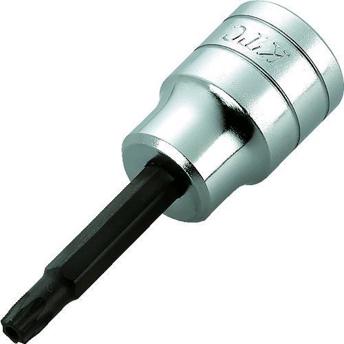 【特長】●ビット部は差込式で、交換が可能です。●T形いじり止め形状・スタンダードタイプです。●差込角側は応力の集中を防ぐパワーフィット形状を採用しています。●自動車のエアバッグや携帯電話、コンピュータ内部などに使用されている「T形いじり止め...