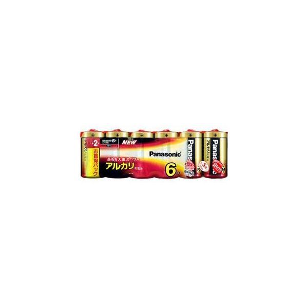 【即納在庫品】「直送」エスコ EA758YA-2B [単2x6本] アルカリ乾電池【キャンセル不可】