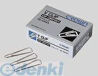 クラウン CR-GMV001-SL Vクリップ シルバー 極大【100本】