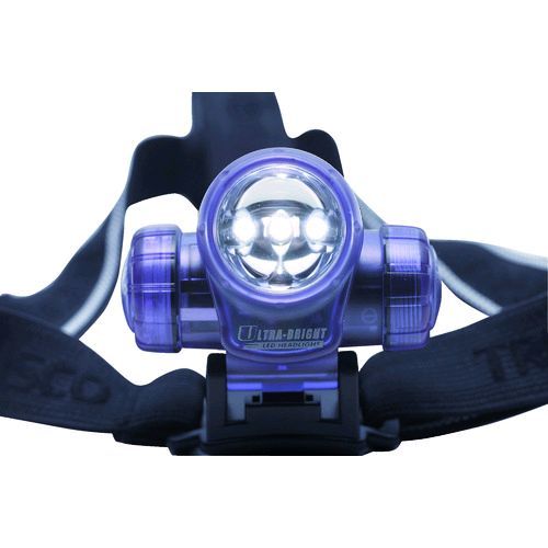 【特長】●下方向に角度可変（0°〜90°）は5段階です。●ヘッドバンドは調節可能です。●センターヘッドバンドを外せばヘルメットにも簡単に装着できます。●ライト本体へ電池装填タイプです。【仕様】●明るさ(lm)：最大30●幅(mm)：75●奥行(mm)：56●高さ(mm)：56●保護等級：IPX4●電源：単4形乾電池(3個)別売【仕様2】●最大点灯時間1球：約80時間、2球：約42時間、3球：約28時間●全光束：1球 10lm、2球 20lm、3球 30lm【材質／仕上】●本体:プラスチック【セット内容／付属品】●ヘッドバンド【注意】●電球交換できません。●LEDは決して直視しないでください。【原産国】中国